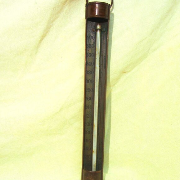 ANTIQUE COPPER CANDY THERMOMETER BY TYCO - Picture 1 of 6